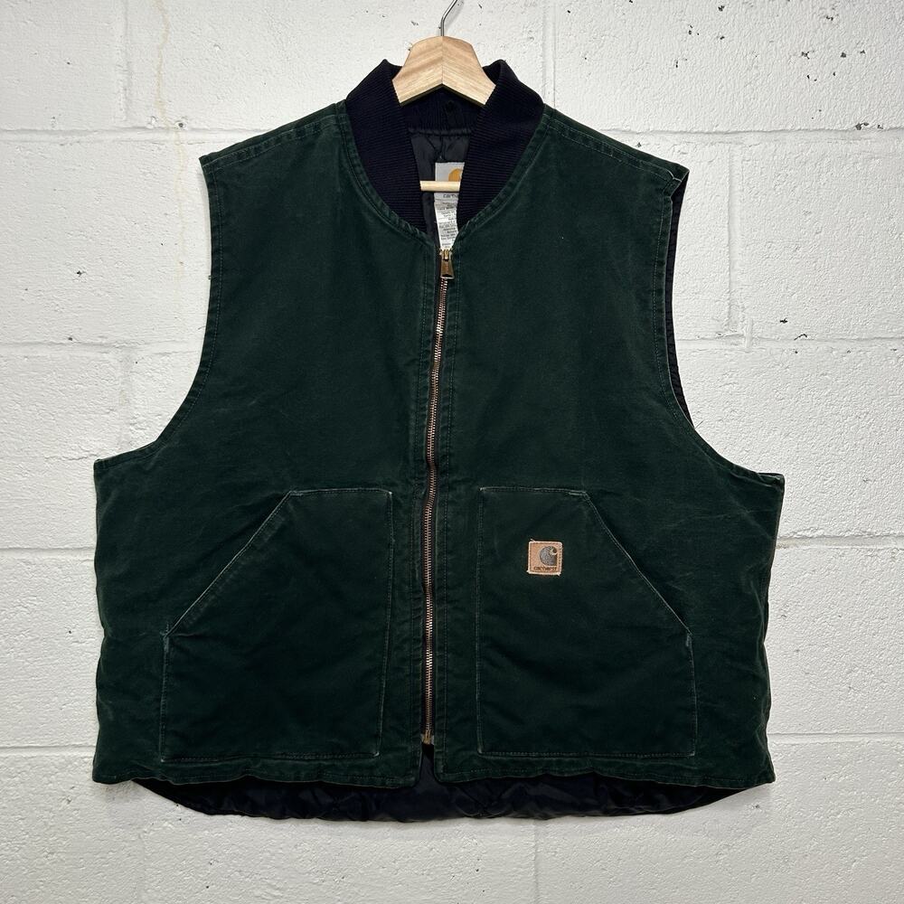 Vintage Carhartt Quilted Artic Vest “Spruce Green” V02 SPC